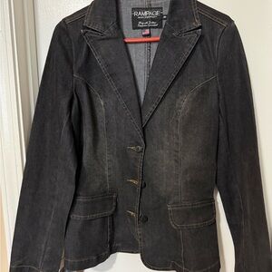 Rampage Washed Black Denim jacket